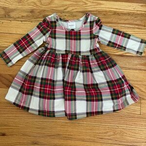 Hanna Andersson Plaid Kids Dress - Red, Green, White